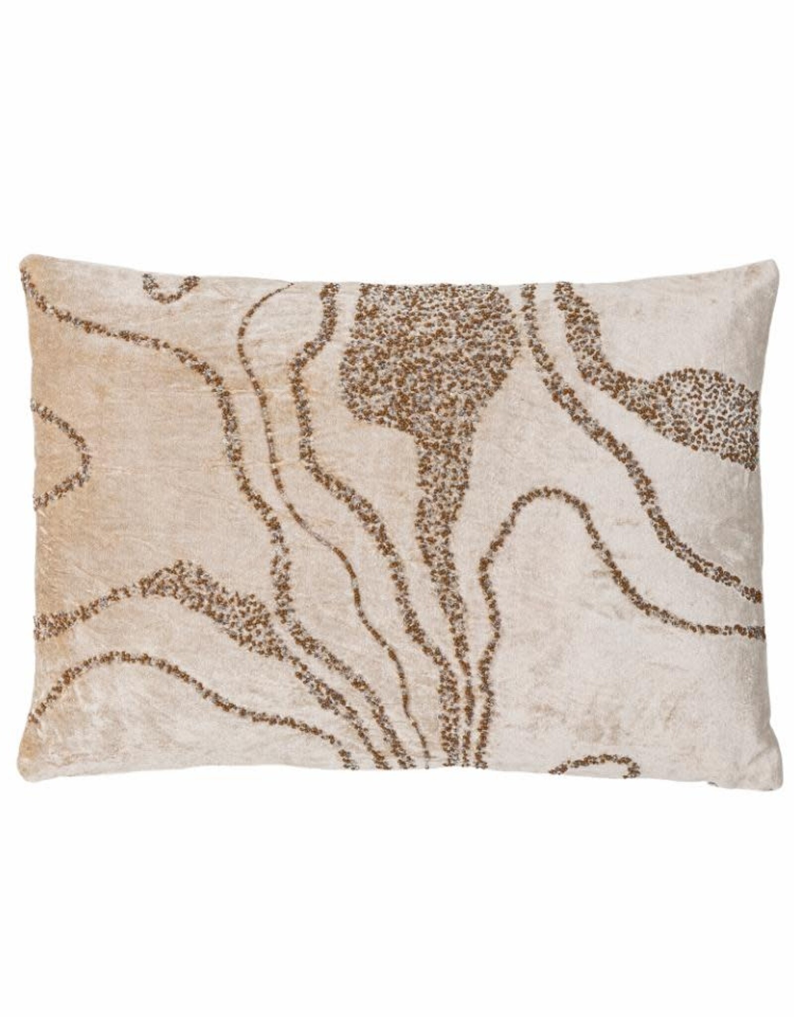 Bloomingville Kussen - Adelona, bruin, viscose