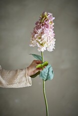 Bloomingville Kunstbloem - Hortensiastengel, roos