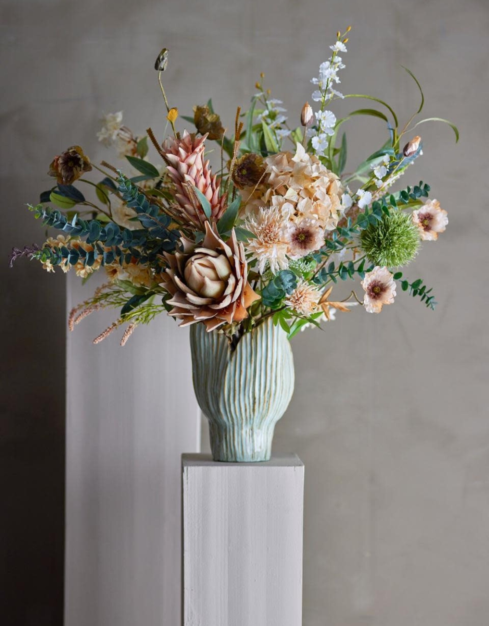 Bloomingville Kunstbloem - Vossenstaartstengel, roos, S H76