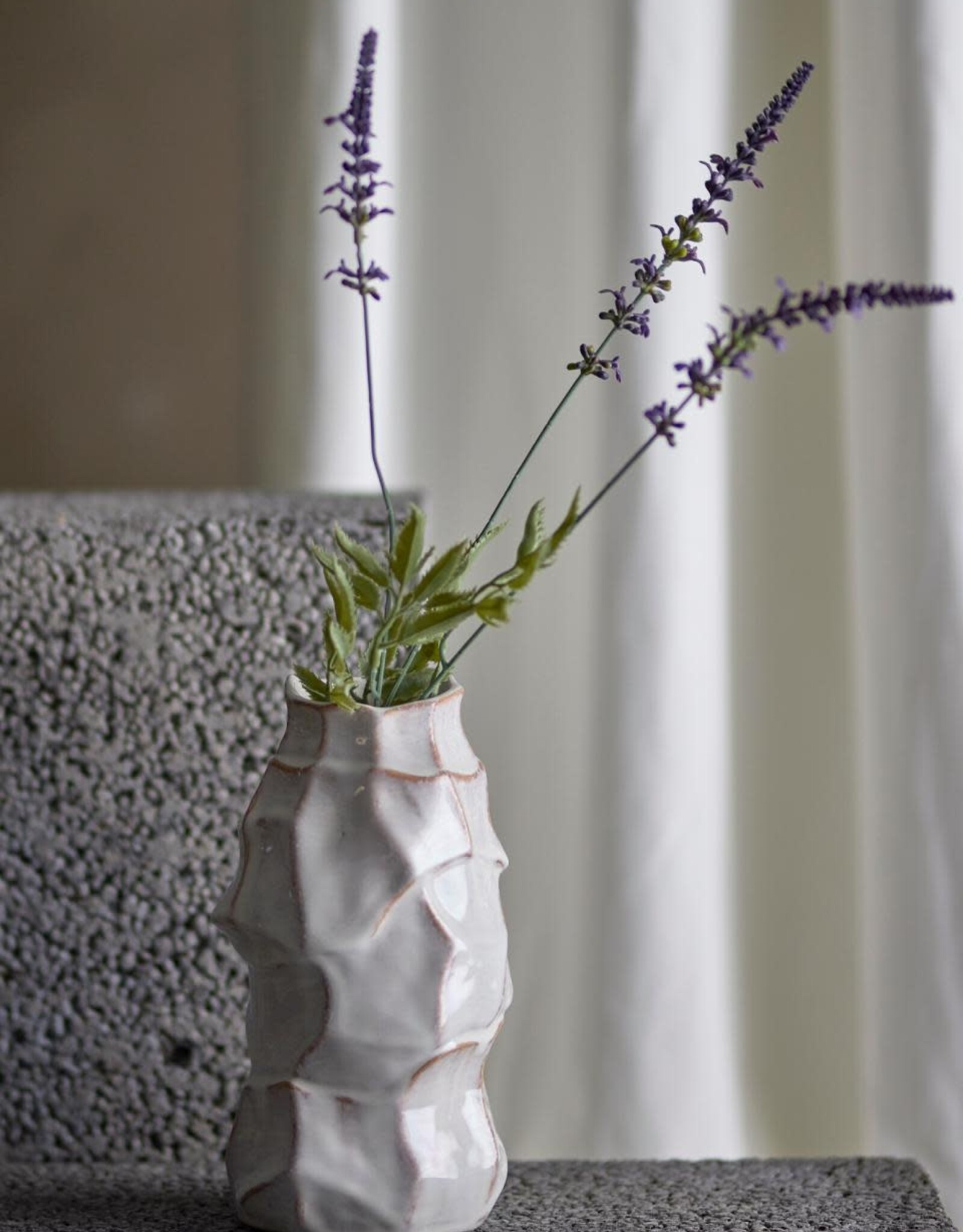 Bloomingville Kunstbloem - Lavendelstengel, paars