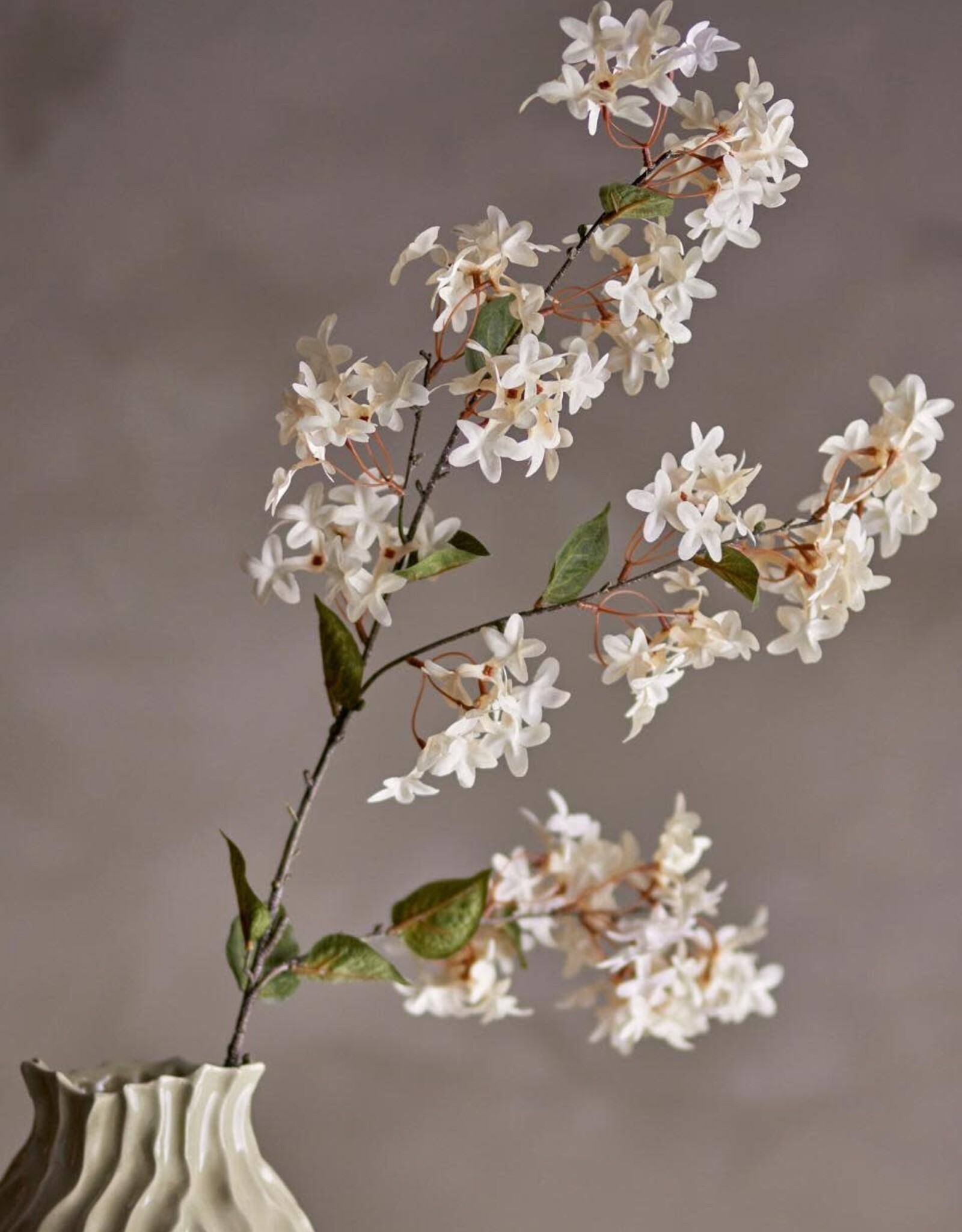 Bloomingville Kunstbloem - Mirtestengel, wit