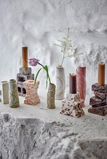 Bloomingville Vaas - Tempel bruin, aardewerk (set of 4)