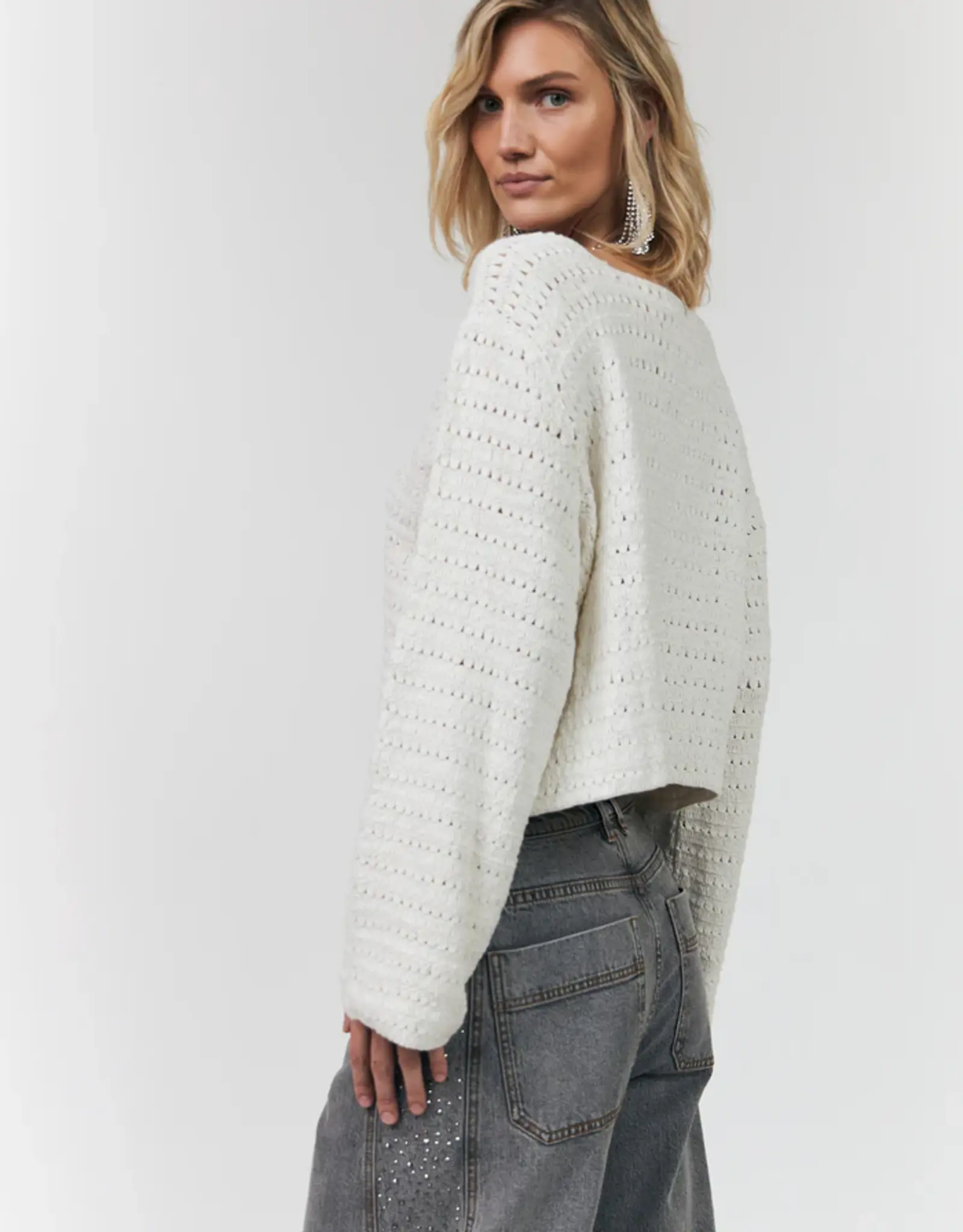 Lollys Laundry Trui - Noelle Creme