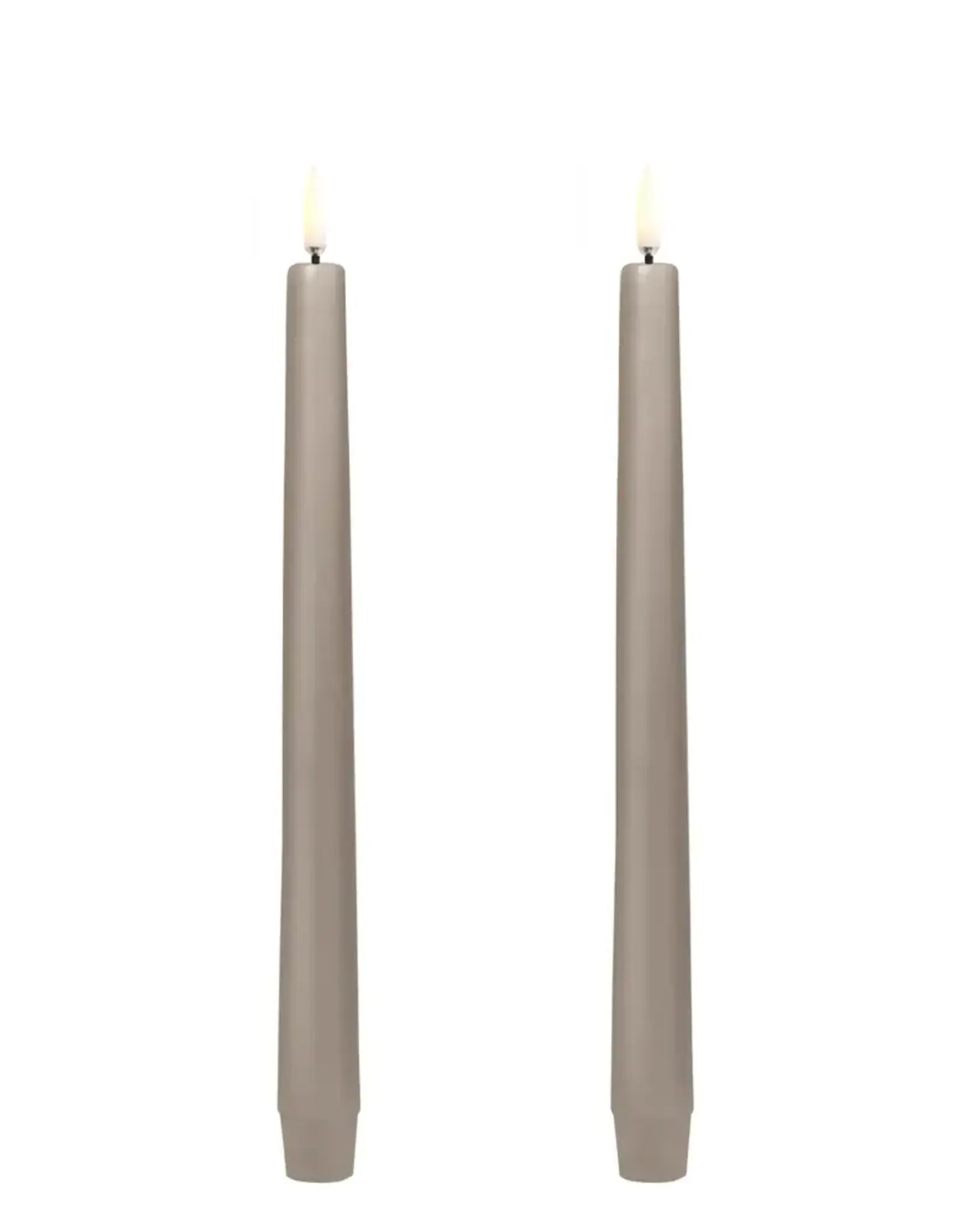 Moods&More LED taper candle - Slim - sand 23x250