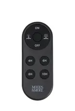 Moods&More MM Remote Control -  Oval, Black,