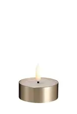 Moods&More MM LED Melted tealight - Metal brass finish, 63x25 mm