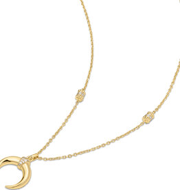 Ania Haie Ketting - Reversible horn - goud