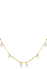 Ania Haie Ketting - Droplet Station - goud