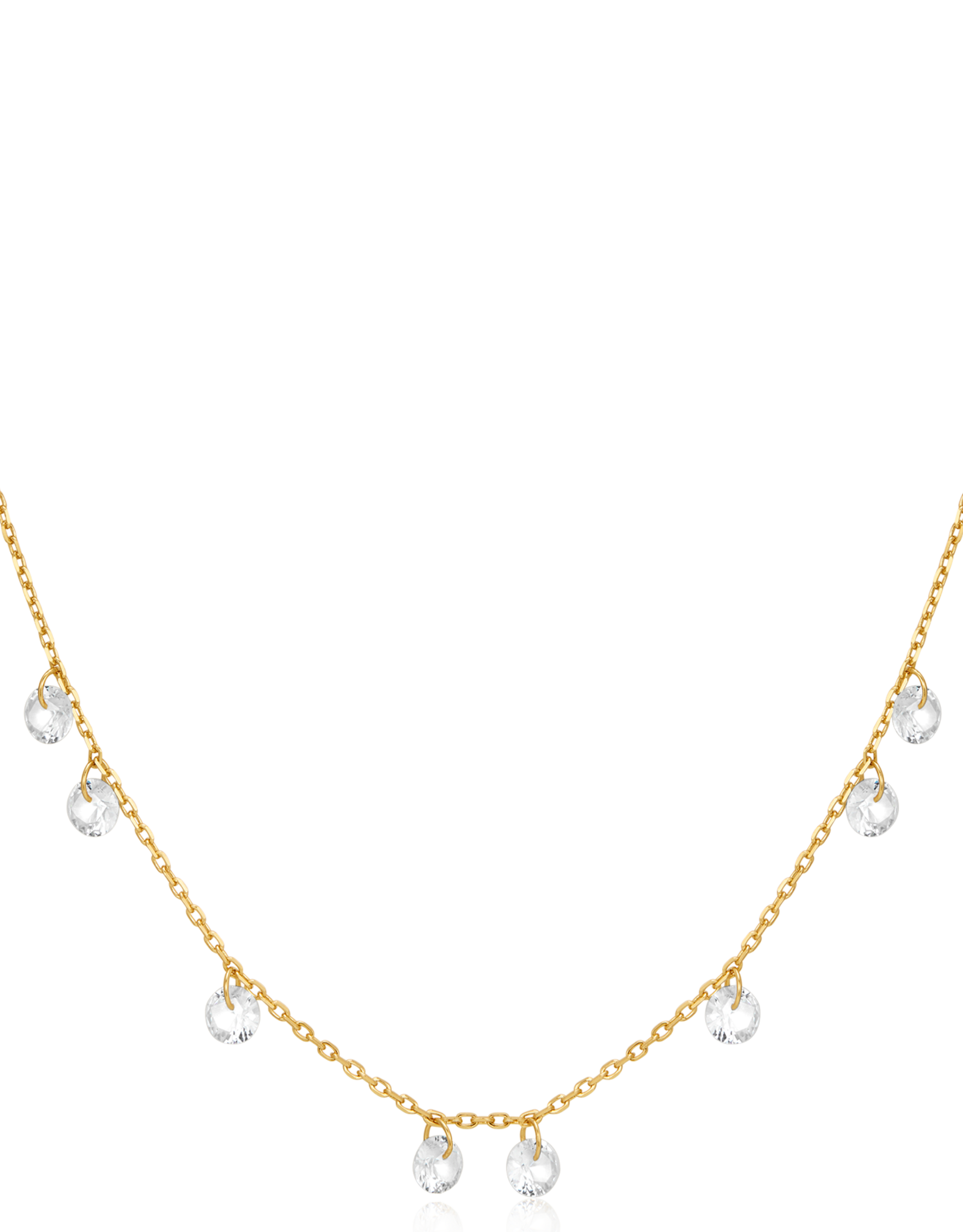 Ania Haie Ketting - Droplet Station - goud