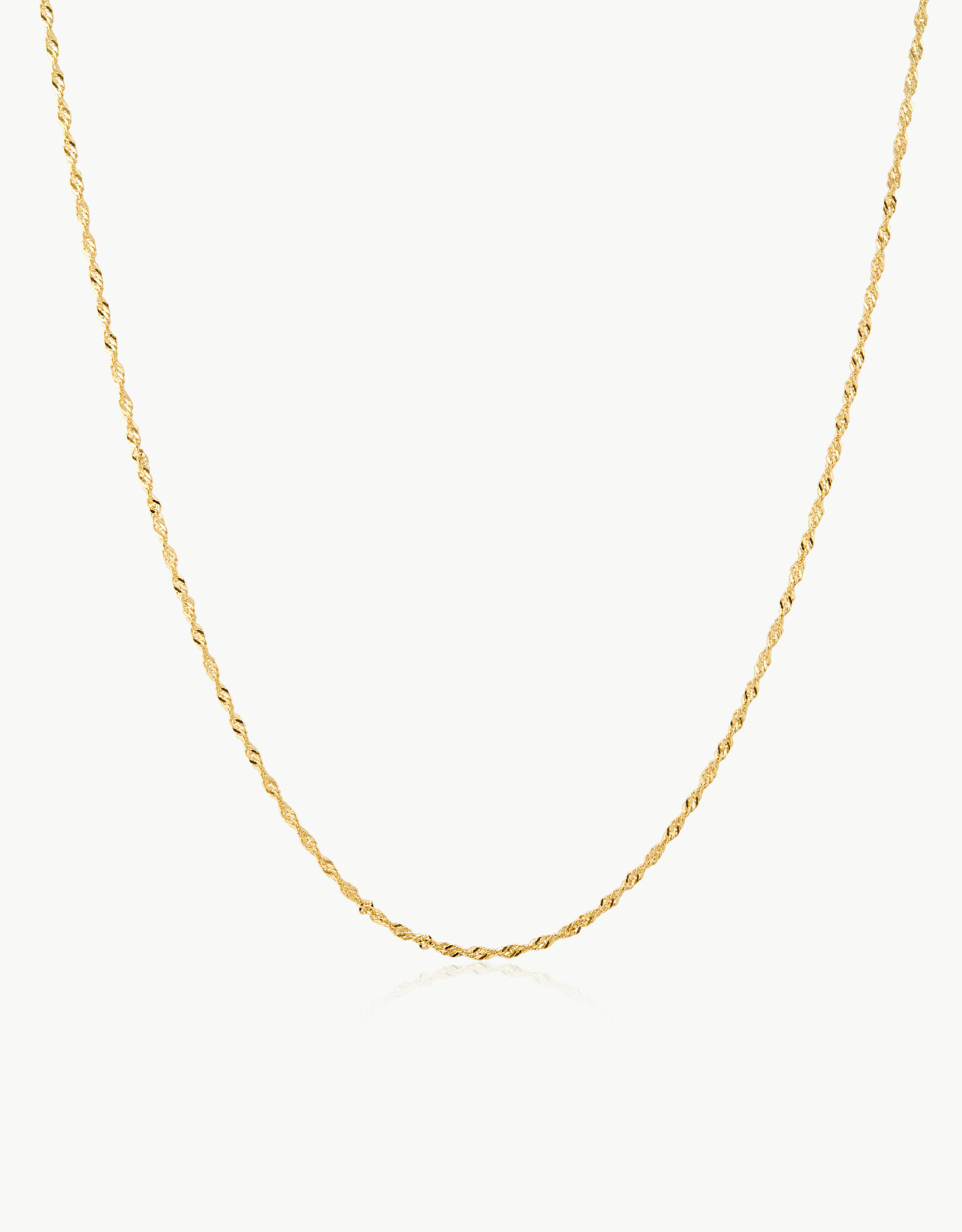 Ania Haie Ketting - Twisted Chain  - goud