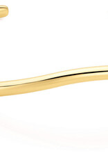 Ania Haie Armband - Wave Cuff - goud