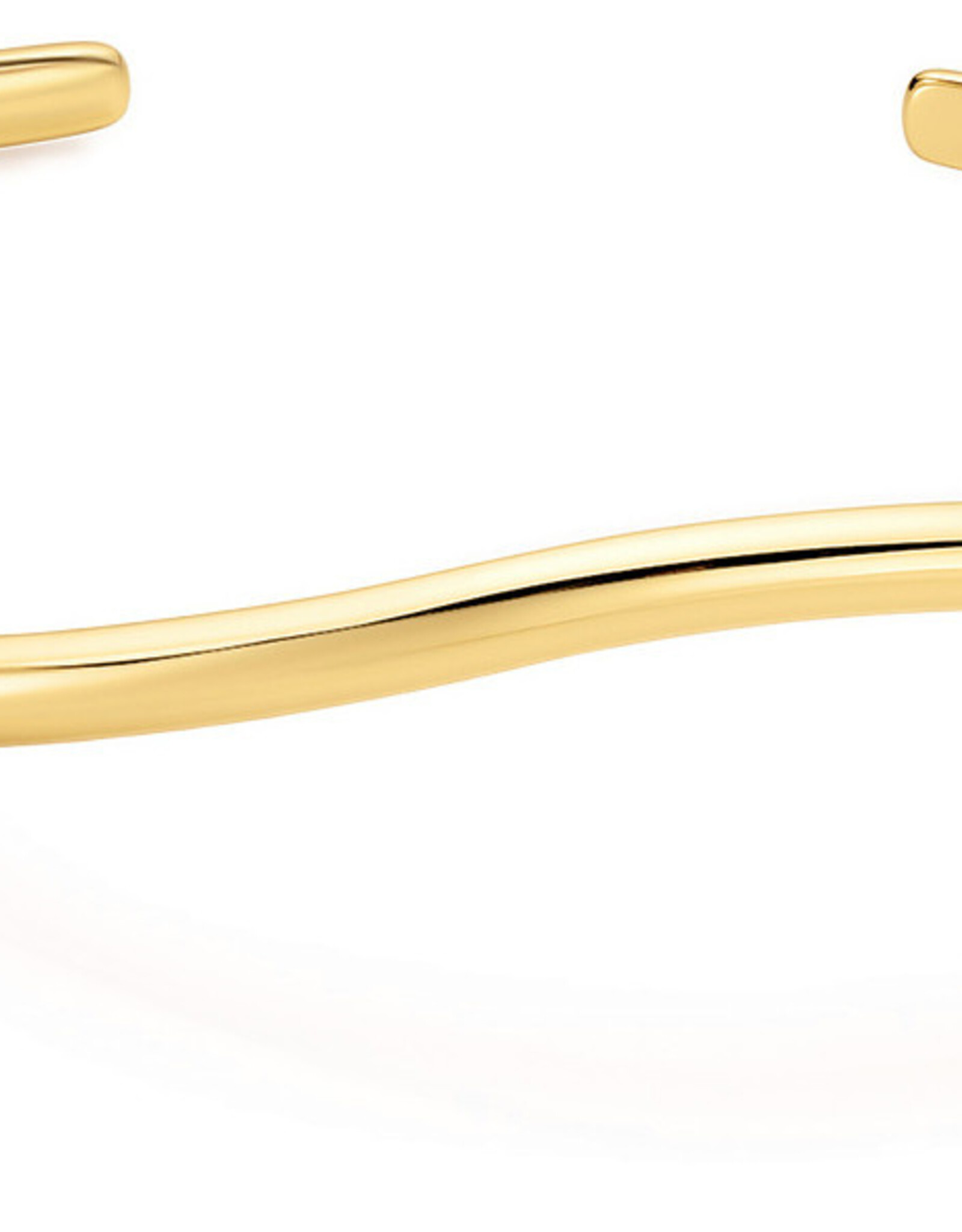 Ania Haie Armband - Wave Cuff - goud