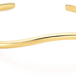 Ania Haie Armband - Wave Cuff - goud