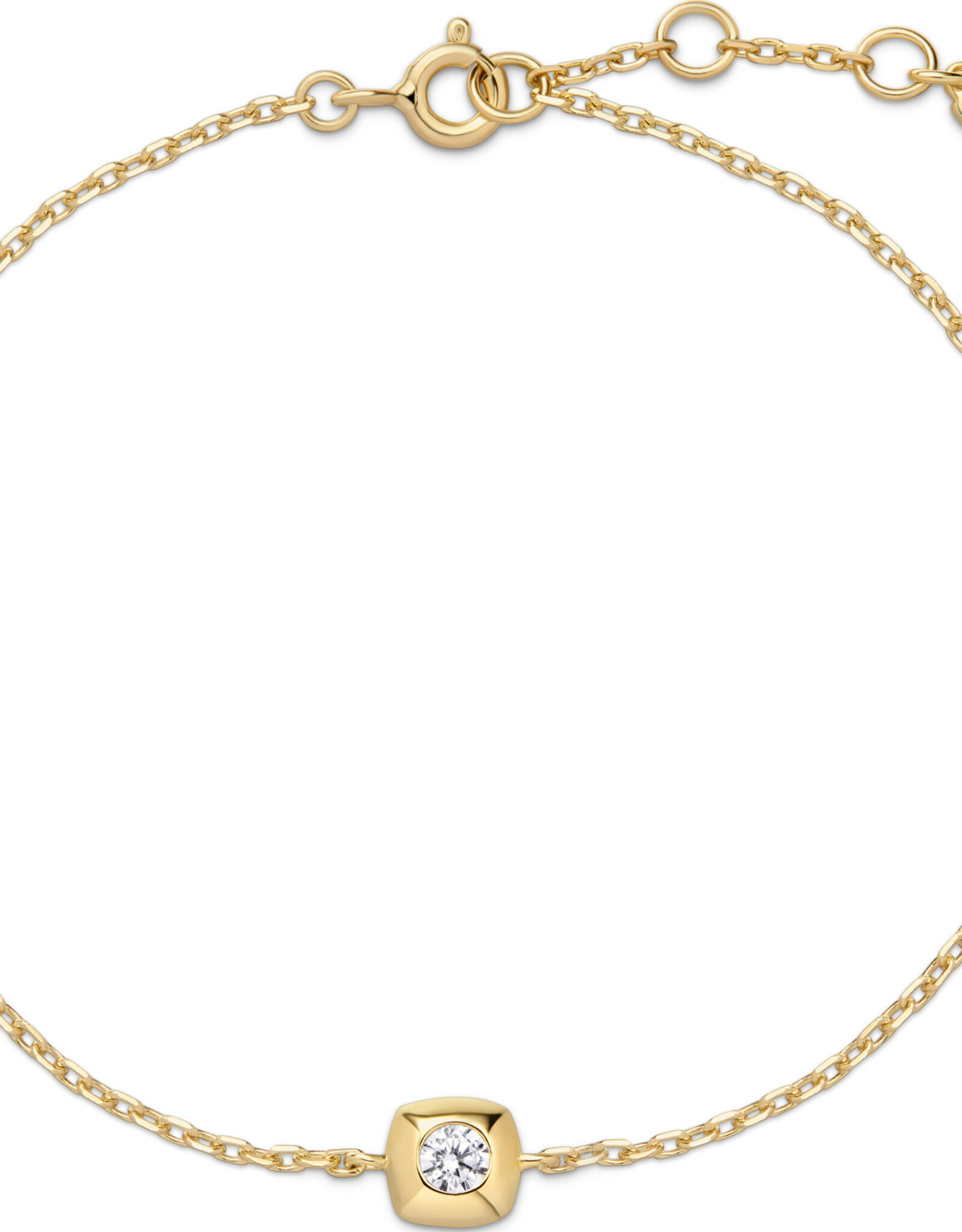 Ania Haie Armband - Moder Bezel Solitaire - goud