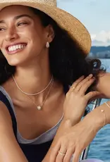 Ania Haie Orbellen - Gold pave shrimp stud hoop