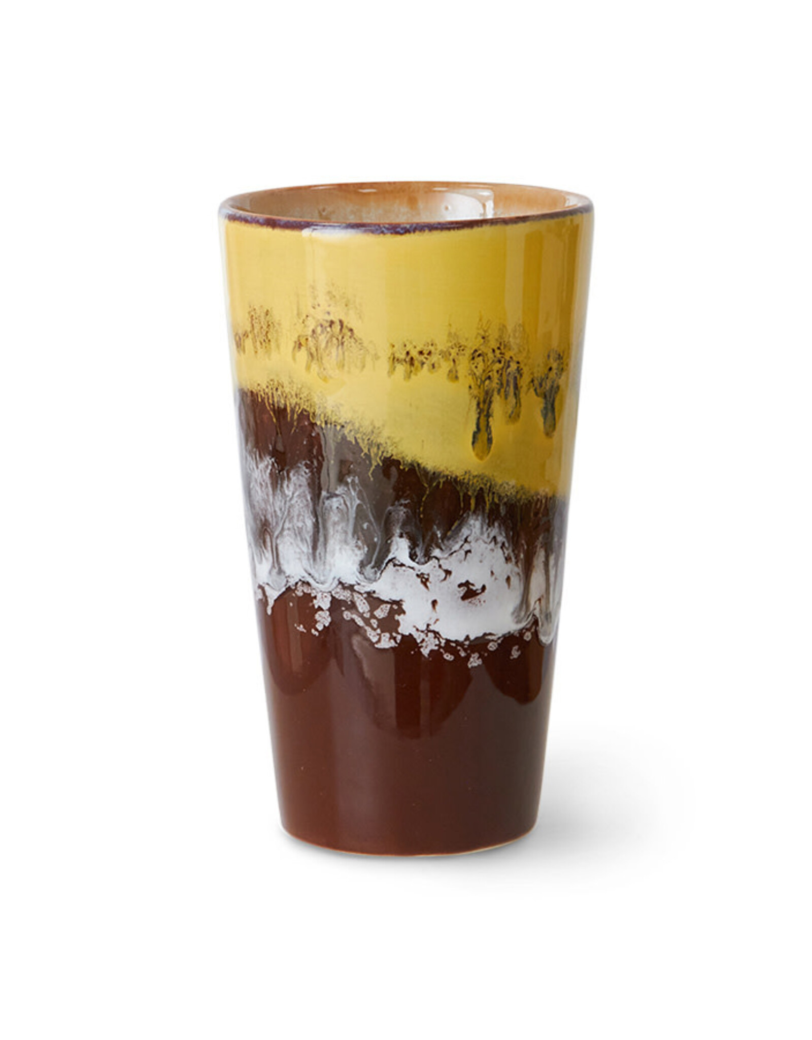 HKliving Latte mug - 70s ceramics - creek