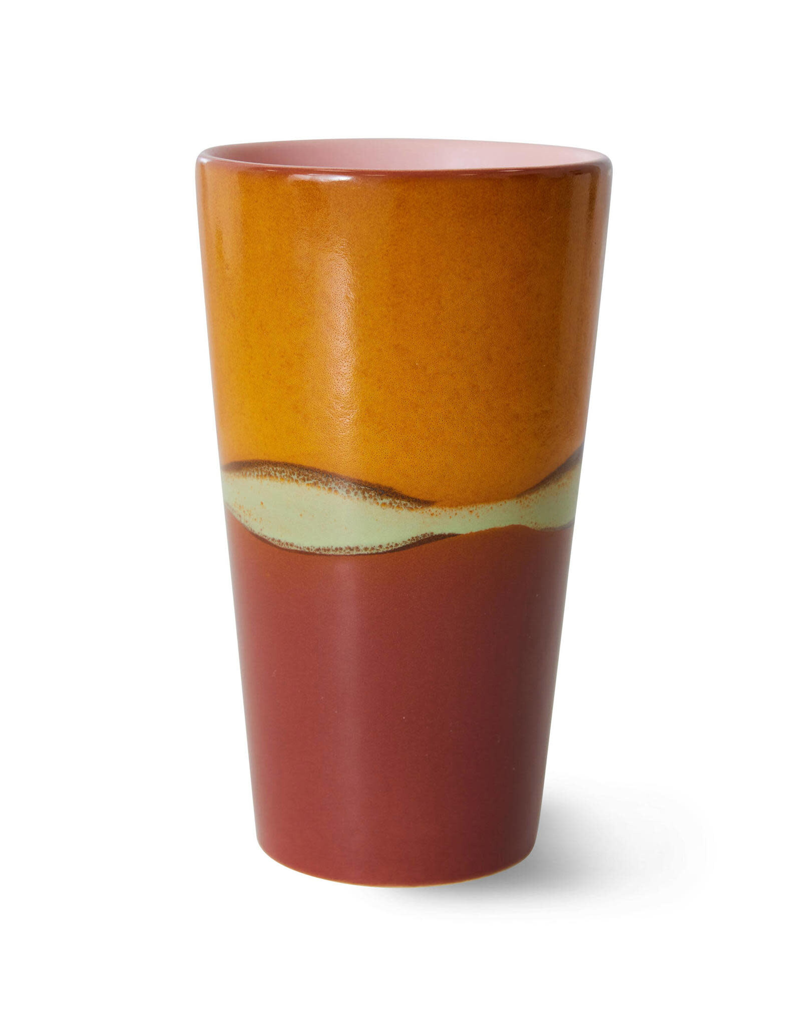 HKliving Latte mug - 70s ceramics - Clay