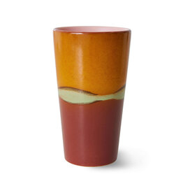 HKliving Latte mug - 70s ceramics - Clay