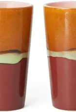 HKliving Latte mug - 70s ceramics - Clay