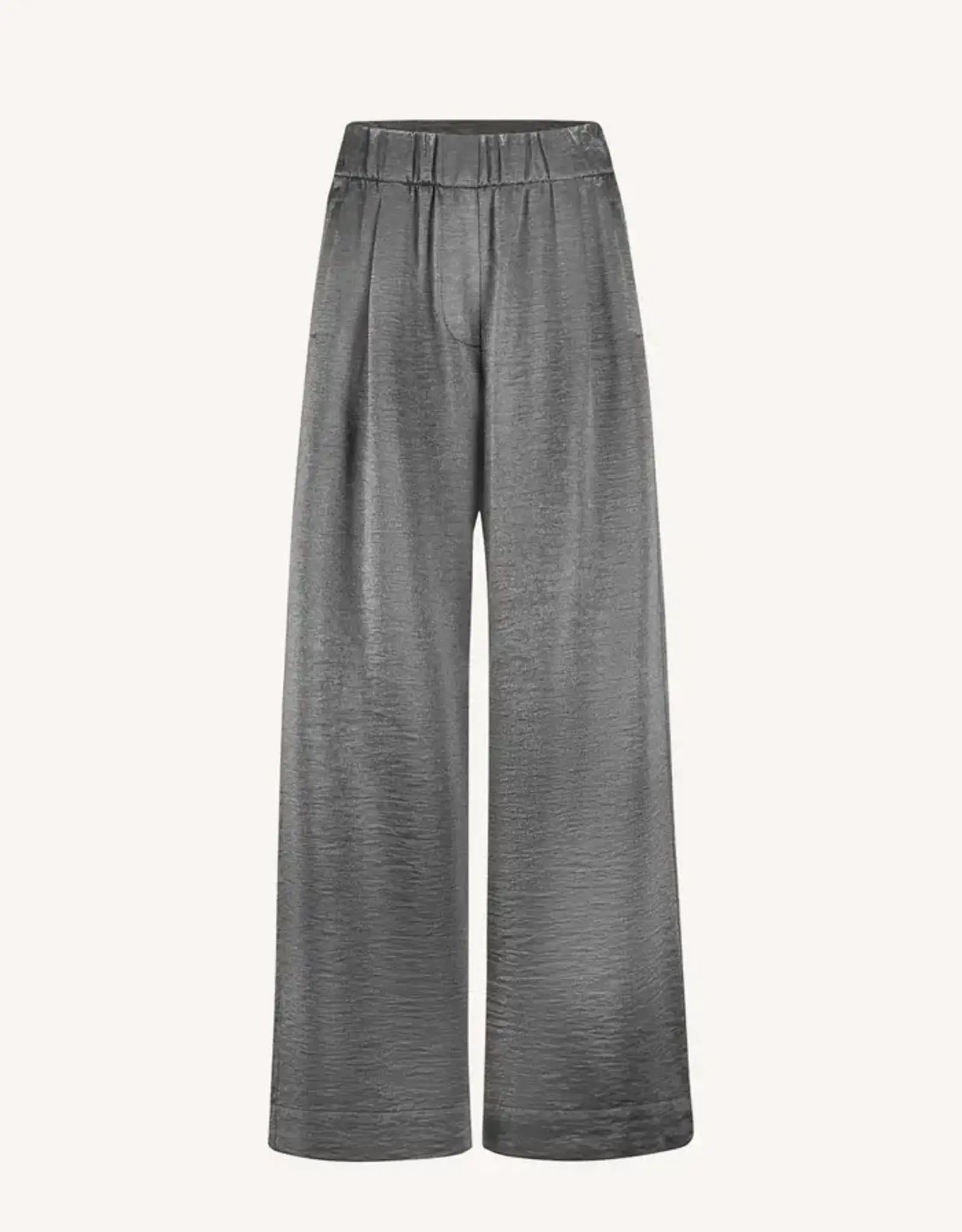 By-bar Broek - Benji Metalic zilver