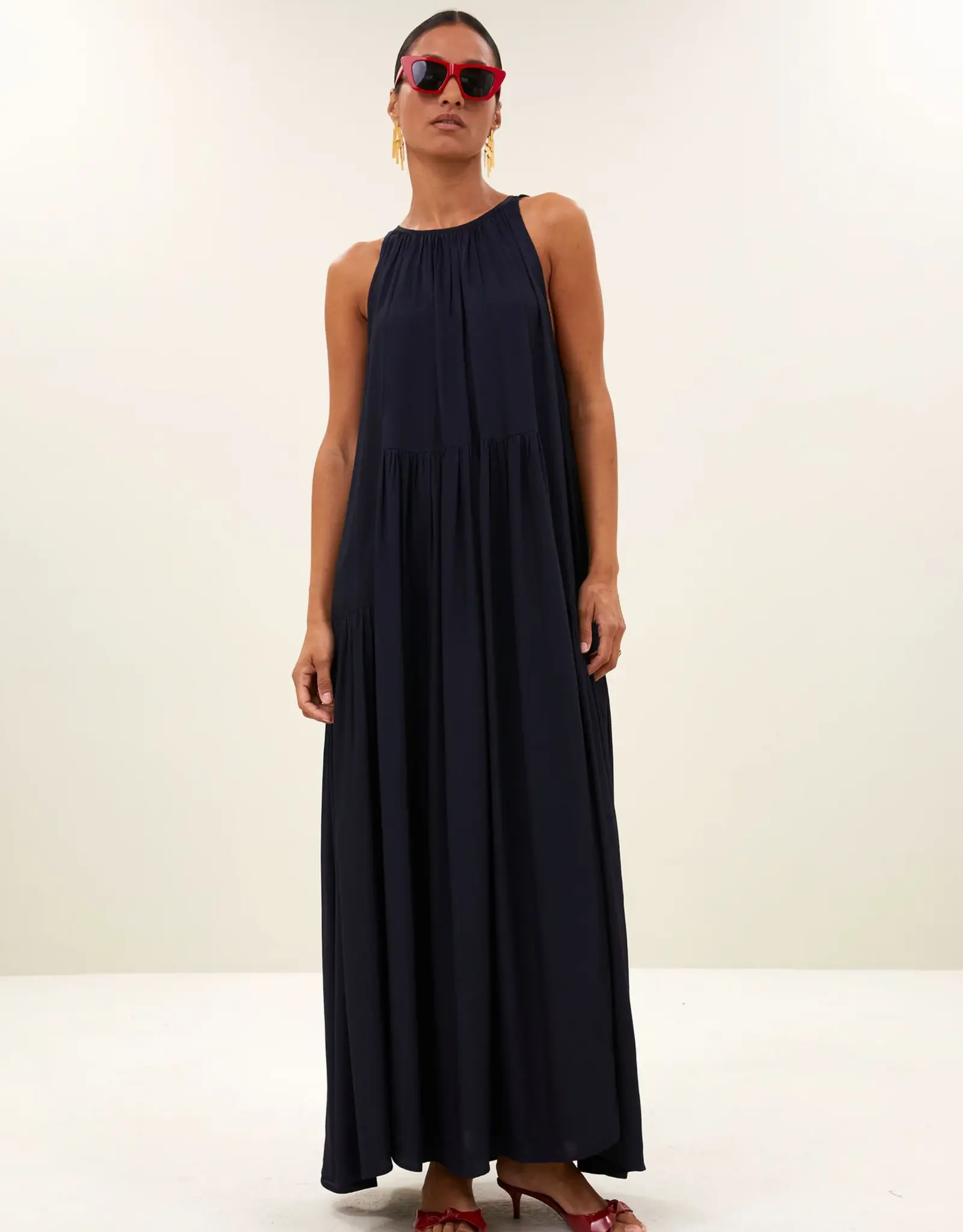 By-bar Kleed- Peggy twill blue