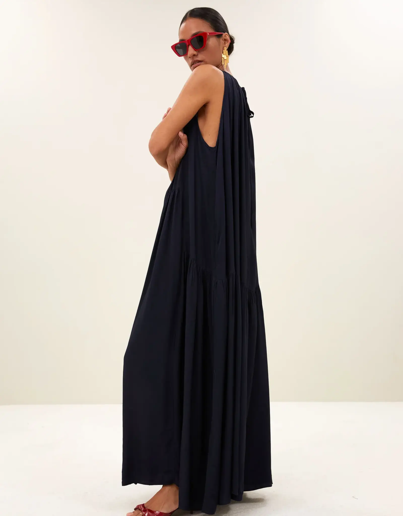 By-bar Kleed- Peggy twill blue