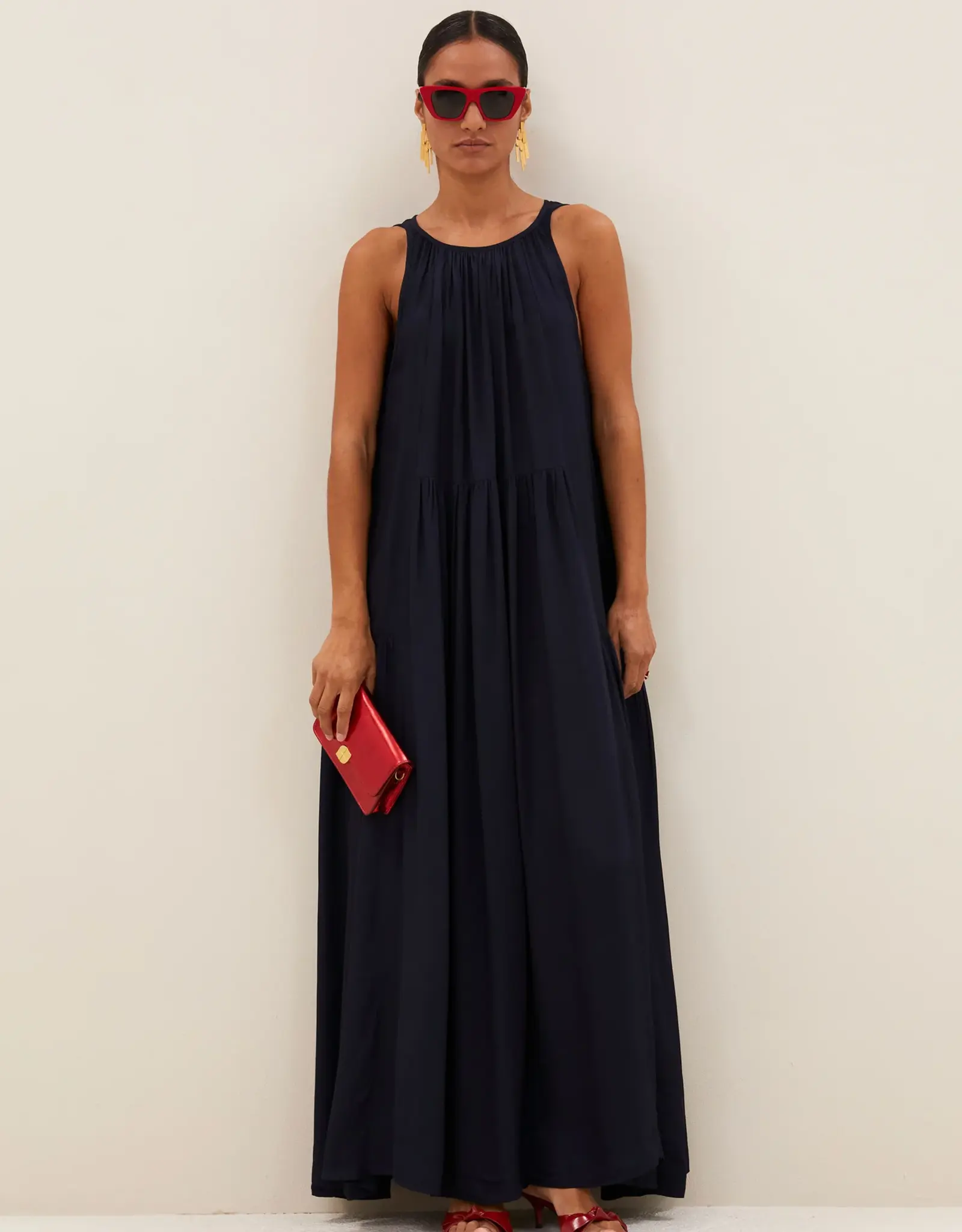 By-bar Kleed- Peggy twill blue