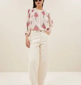 By-bar Broek - Begum white jeans