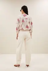 By-bar Broek - Begum white jeans