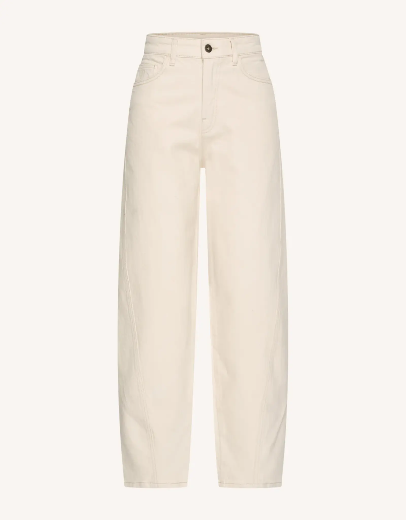 By-bar Broek - Begum white jeans