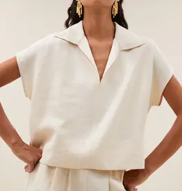 By-bar Blouse - Zia cream