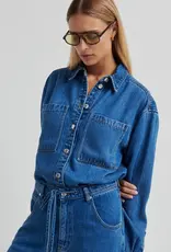 Second female Hemd - Irvina demin  blue