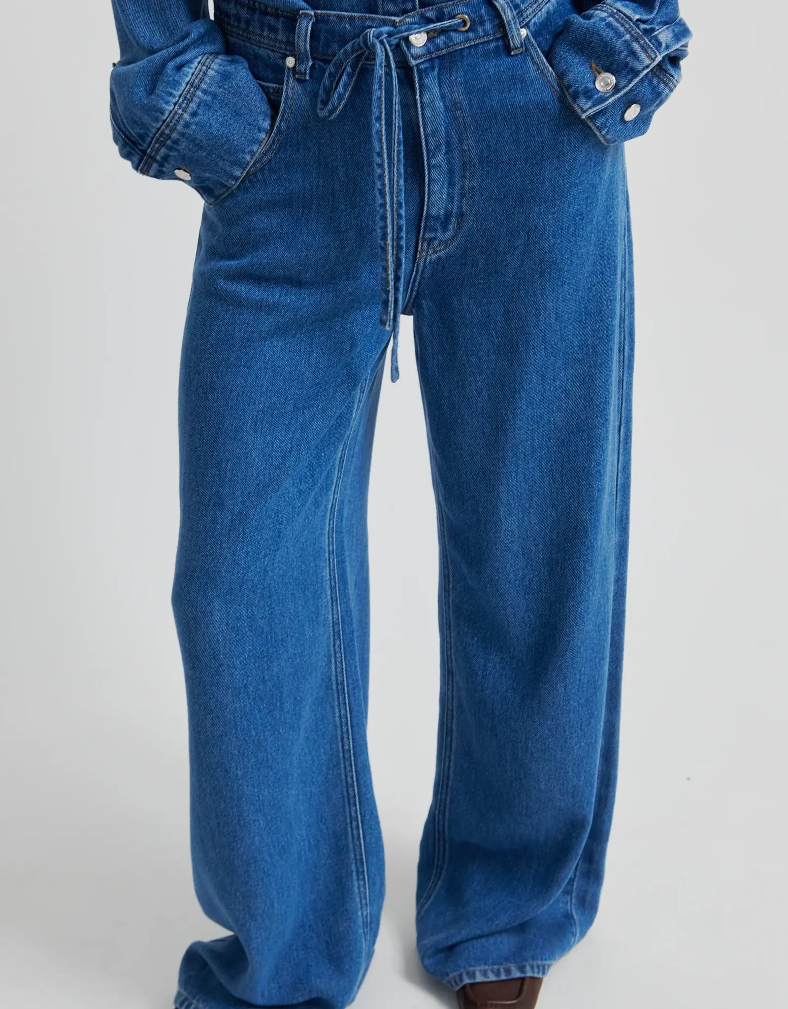 Second female Broek - Irvina dnim jeans blue