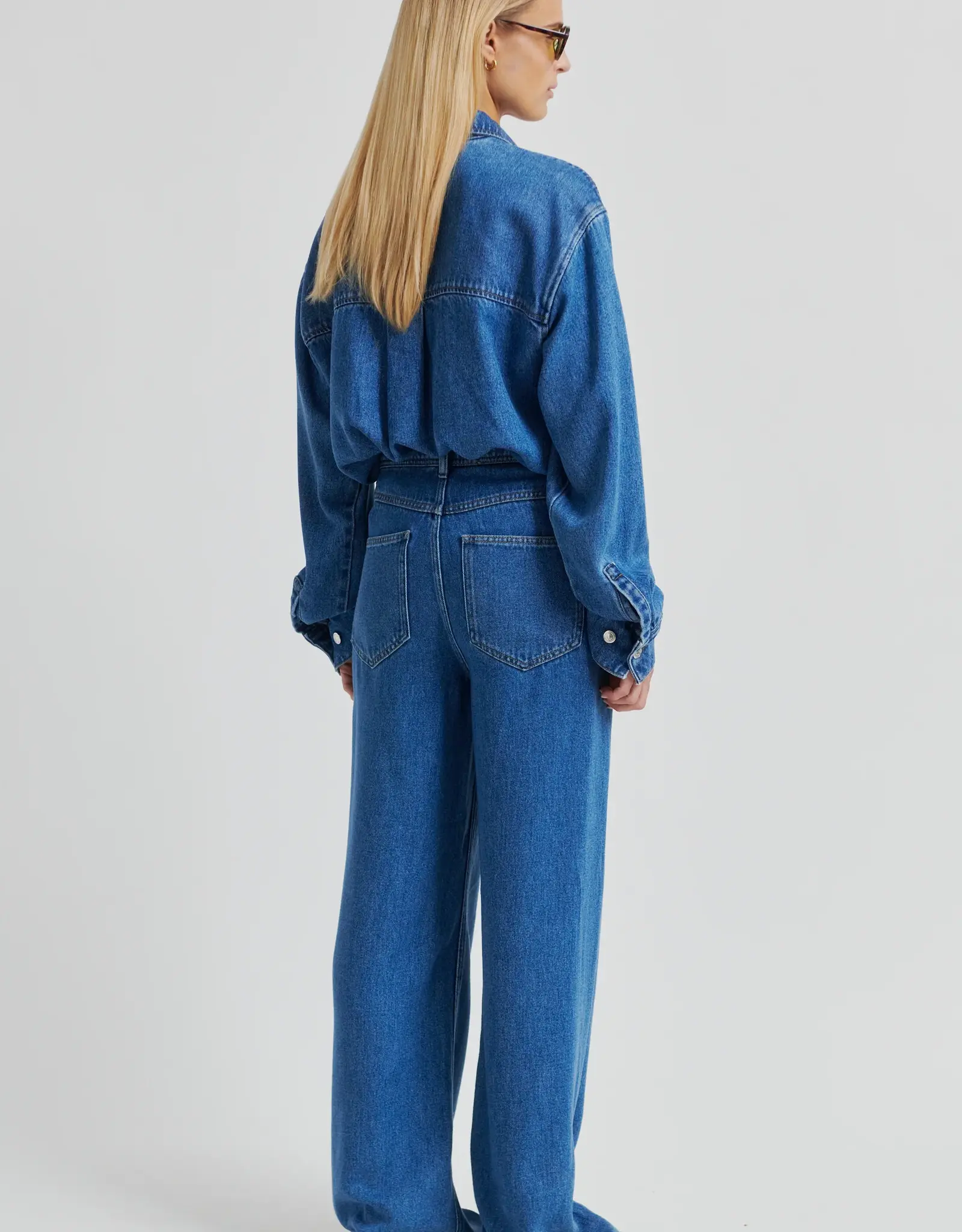 Second female Broek - Irvina dnim jeans blue