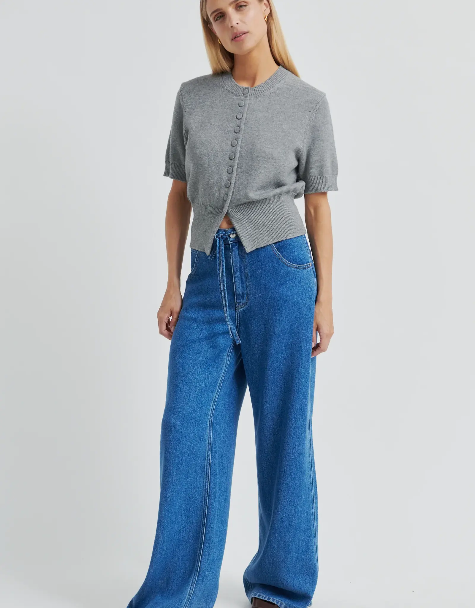 Second female Broek - Irvina dnim jeans blue