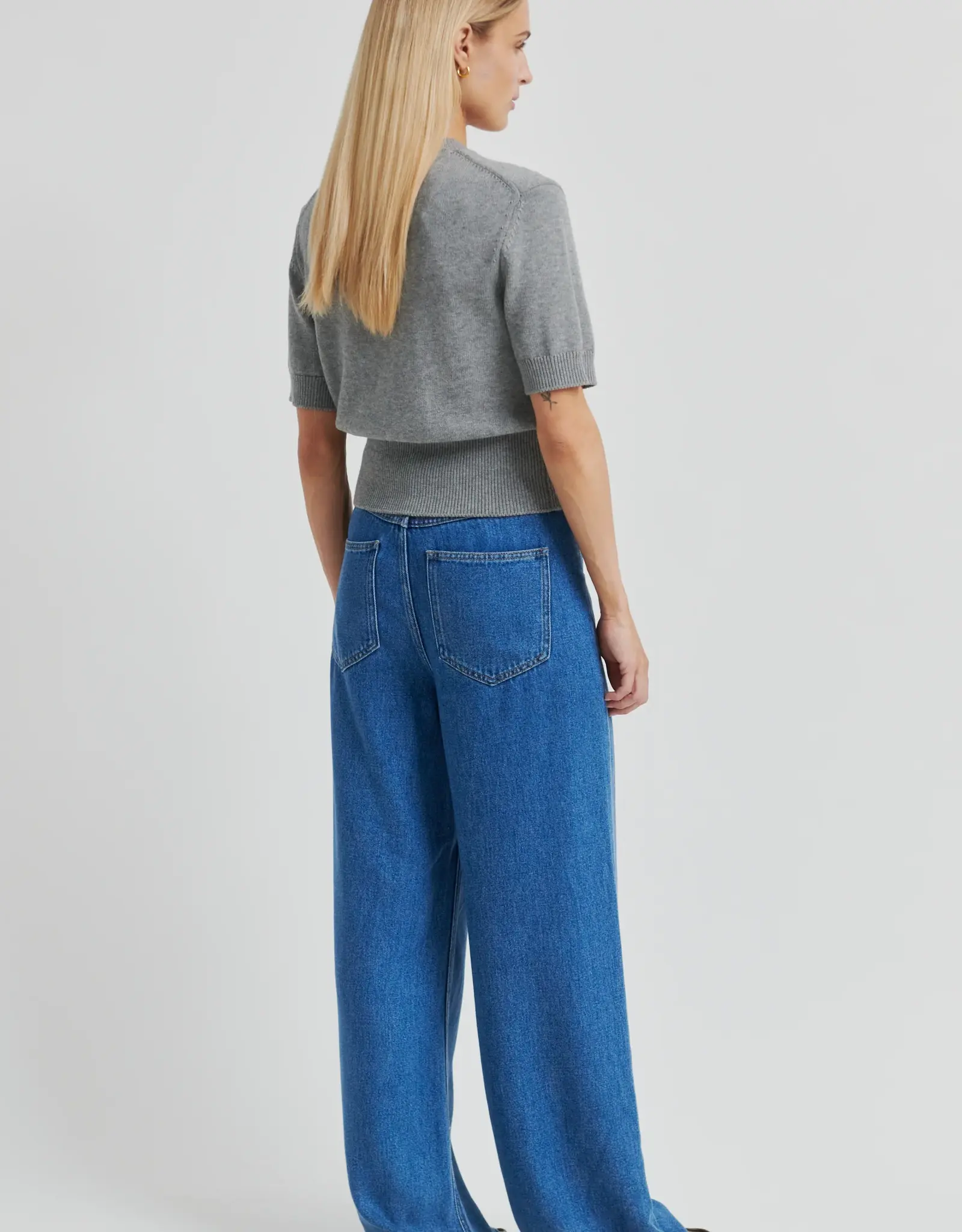 Second female Broek - Irvina dnim jeans blue