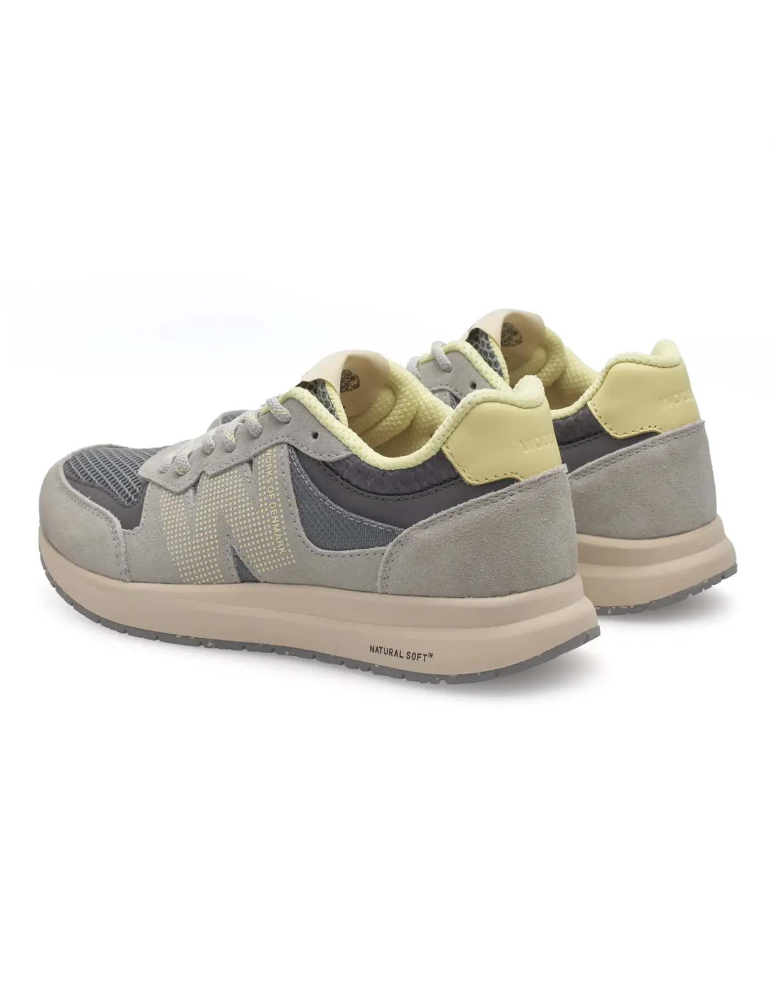 Woden Rigmor - Open mesh sea fog grey