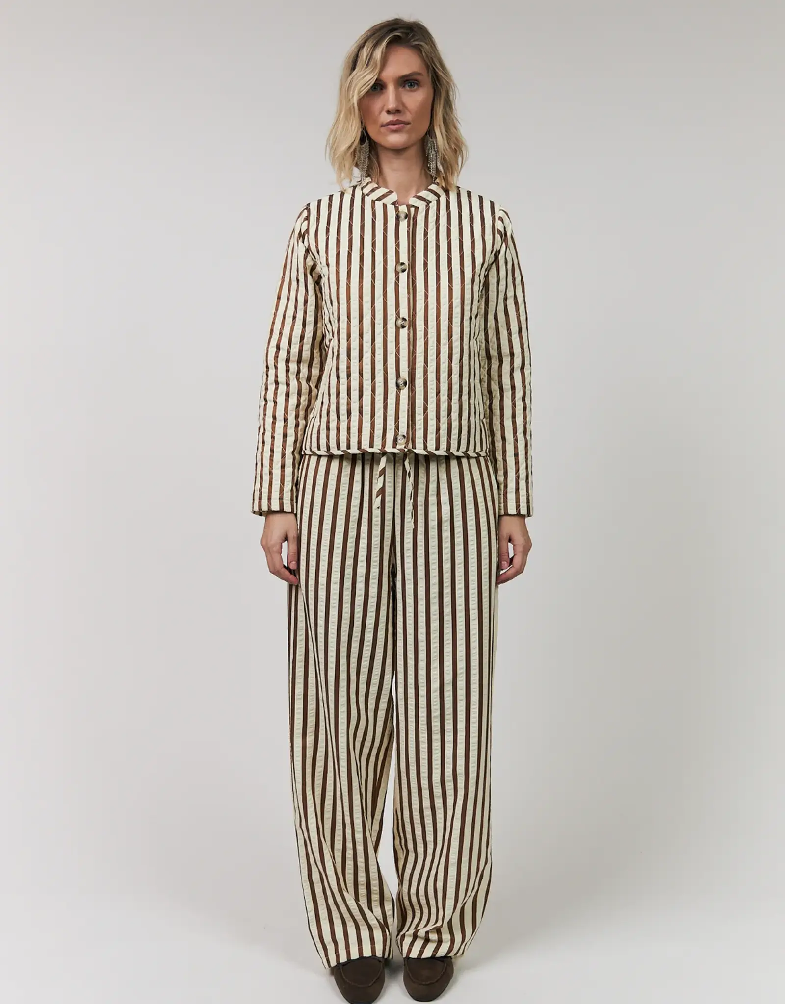 Lollys Laundry Broek - RitaLL dark mokka