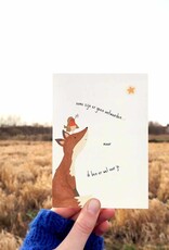 Studio Bertha Postkaart - Soms zijn er geen antwoorden - Maar ik ben