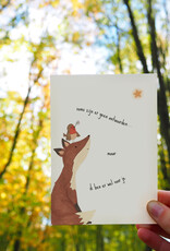 Studio Bertha Postkaart - Soms zijn er geen antwoorden - Maar ik ben