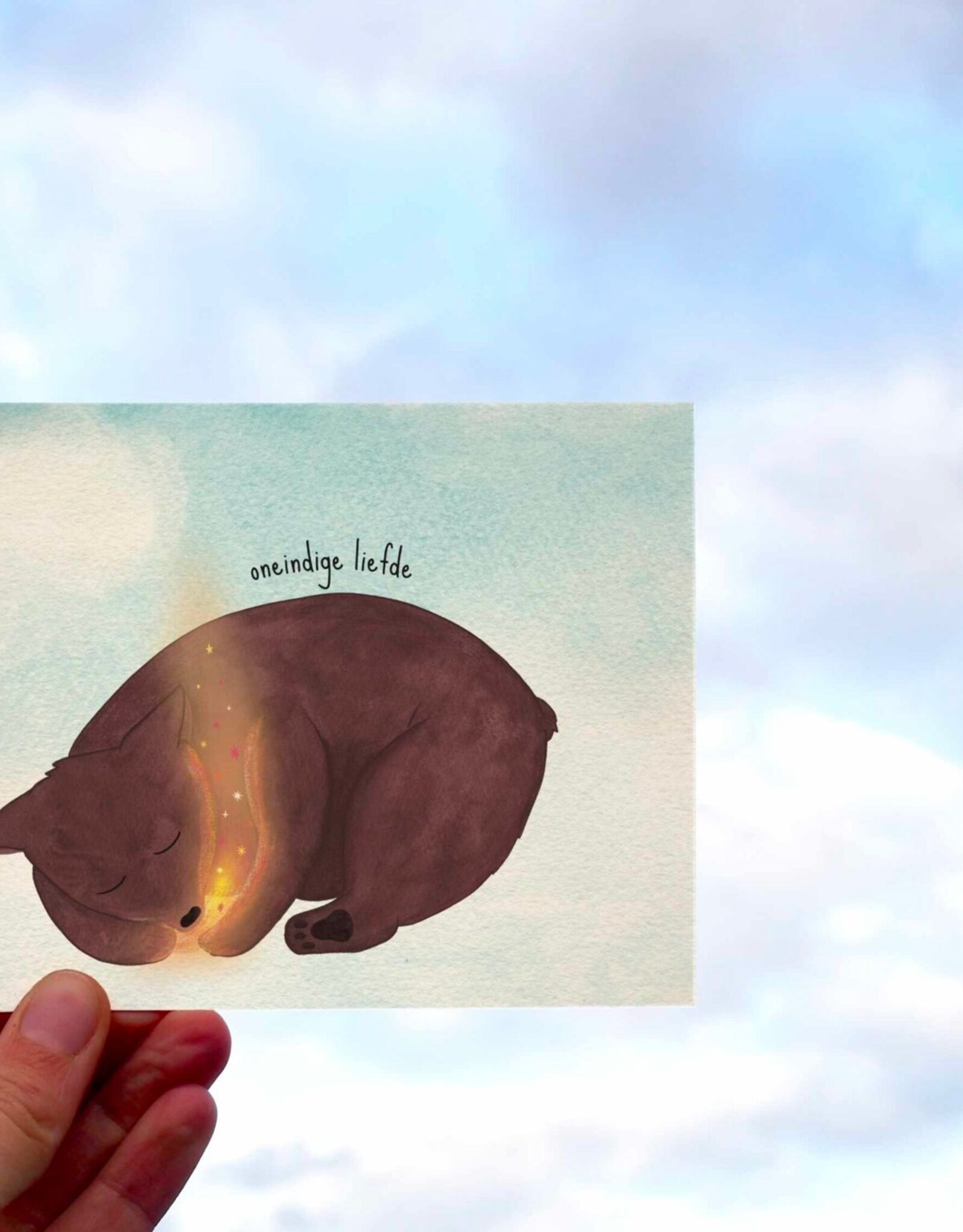 Studio Bertha Dubbel kaart - Oneindige liefde