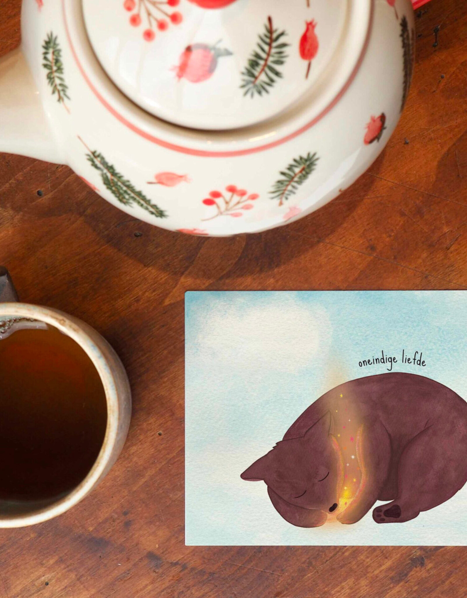 Studio Bertha Dubbel kaart - Oneindige liefde