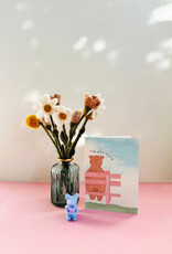 Studio Bertha Dubbel kaart - In stilte wil ik voor je zijn