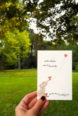 Studio Bertha Dubbel kaart - woorden ontbreken maar