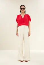 by bar Broek - Benji pinstripe black