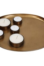 Kaarsenhouderplaat-Brons28x24x2cm