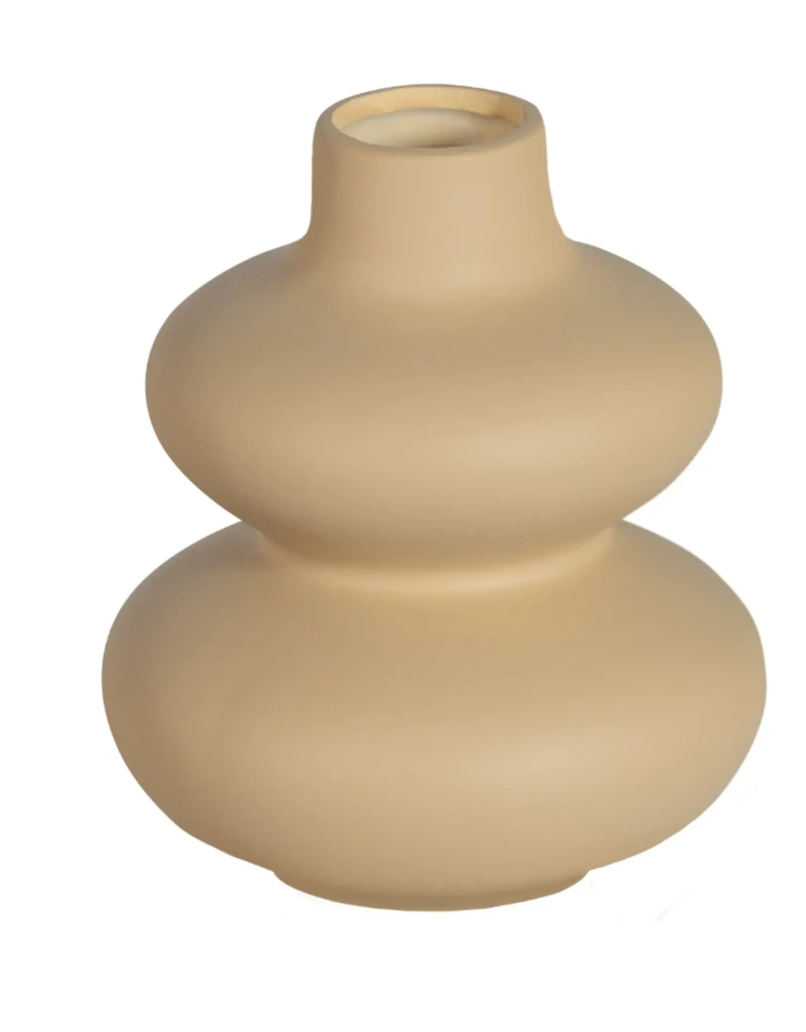 BePureHome - Sensual vaas keramiek apricot