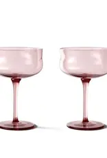Paveau Champange coupe - Silt Bordeaux- set of  2