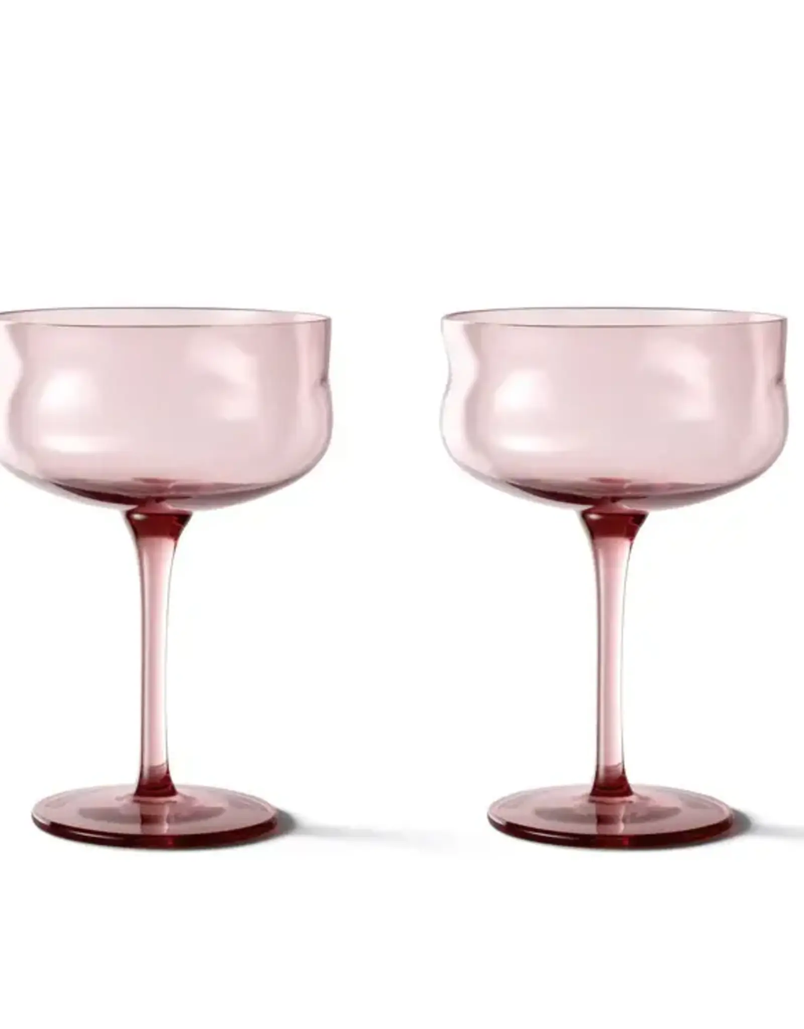 Paveau Champange coupe - Silt Bordeaux- set of  2