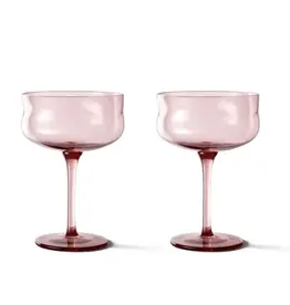 Paveau Champange coupe - Silt Bordeaux- set of  2